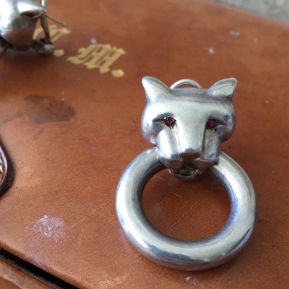 Rare Vintage Silver Earrings